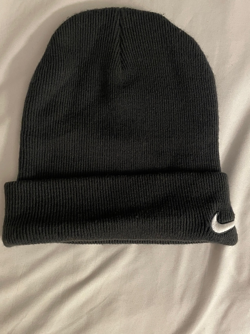 Nike Dark Grey Knit Cuffed Beanie